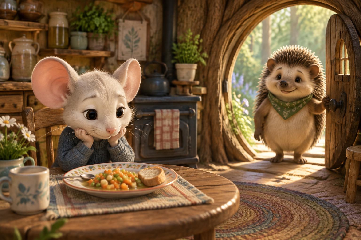 Pip tries something new — scene 1